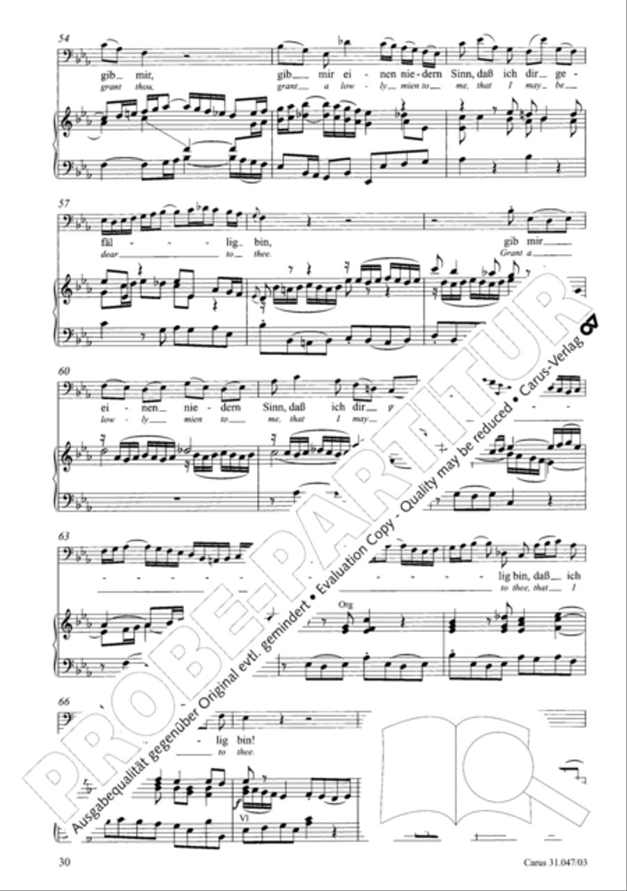 Who himself exalteth shall be abased again (Wer sich selbst erhohet, der soll erniedriget werden) 4-Part scores gallery preview page 31