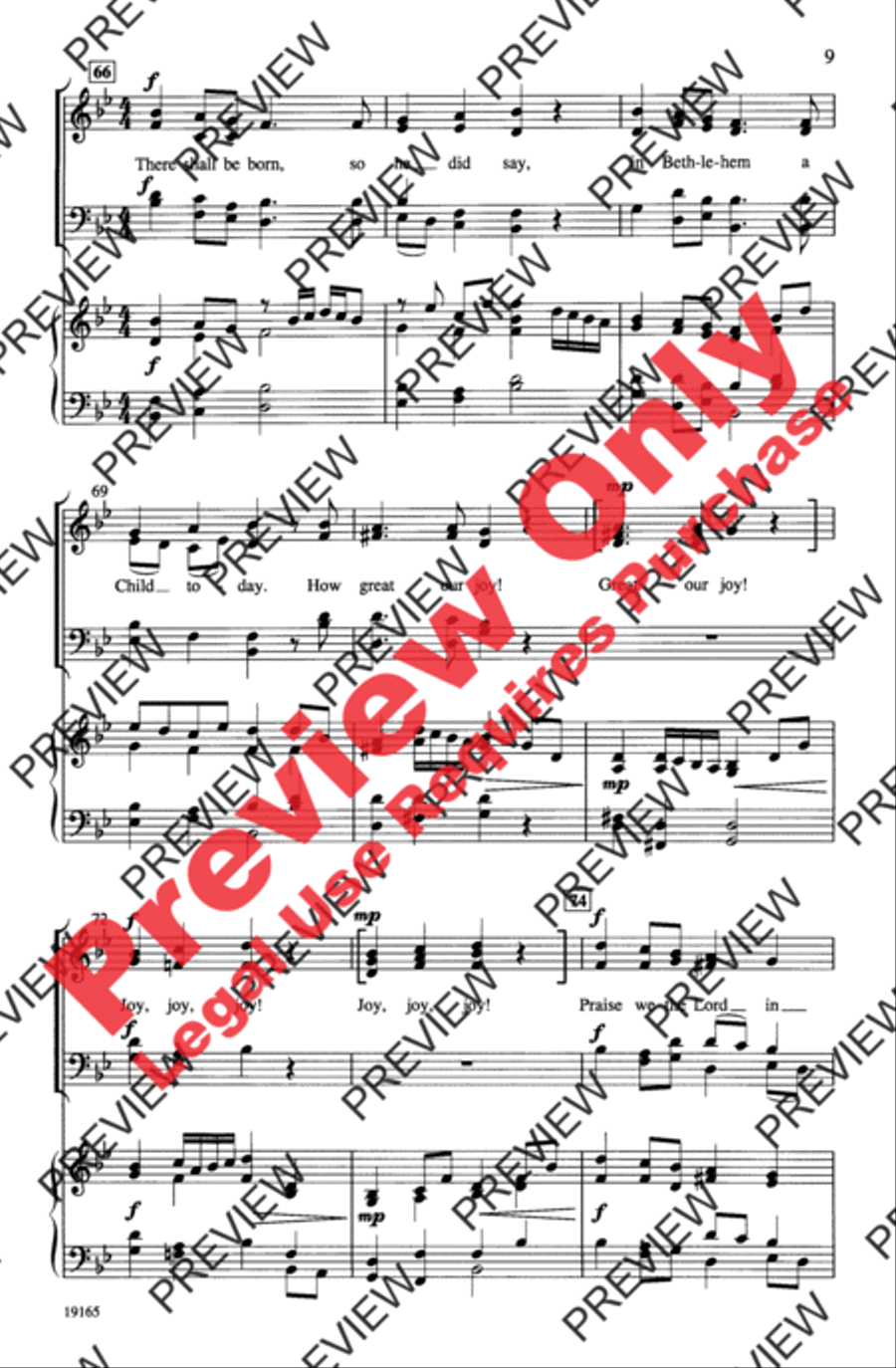 The Newborn King The Newborn King 4-Part scores gallery preview page 9
