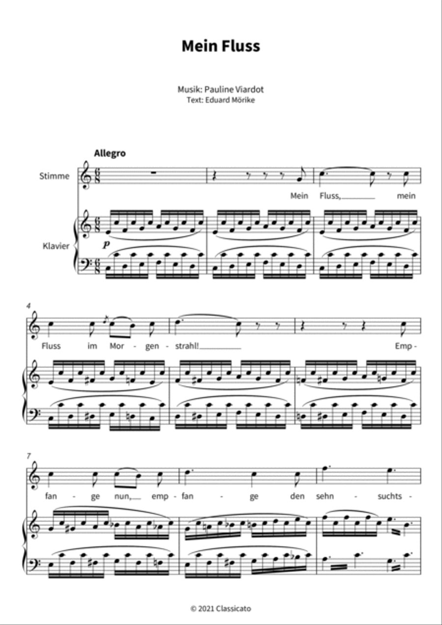 Mein Fluss Voice Solo scores gallery preview page 3
