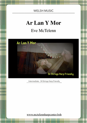 Ar Lan y Môr - Welsh Song - intermediate & 34 String Harp | McTelenn Harp Center