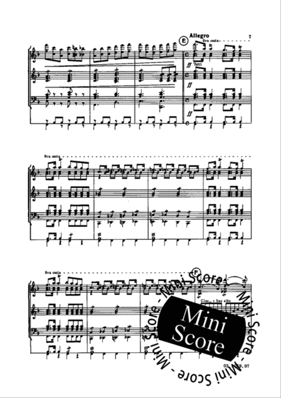 Prelude de L'Operette Fanfare Band scores gallery preview page 9