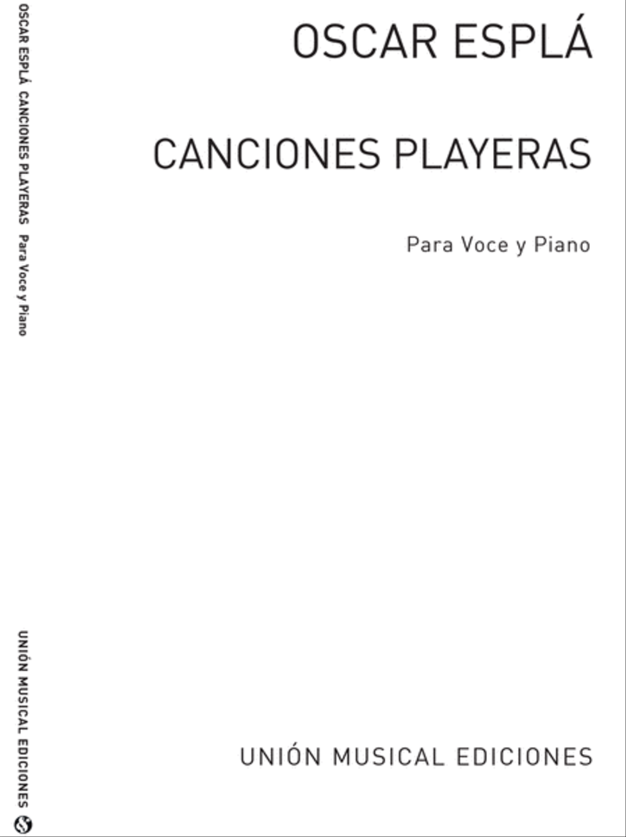 Oscar Espla: Canciones Playeras Soprano Voice scores gallery preview page 1
