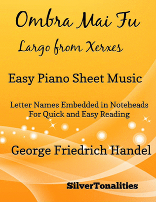 Book cover for Ombra Mai Fu Largo from Xerxes Easy Piano Sheet Music