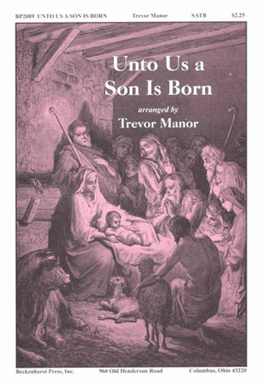 Unto Us a Son Is Born 4-Part scores gallery preview page 1
