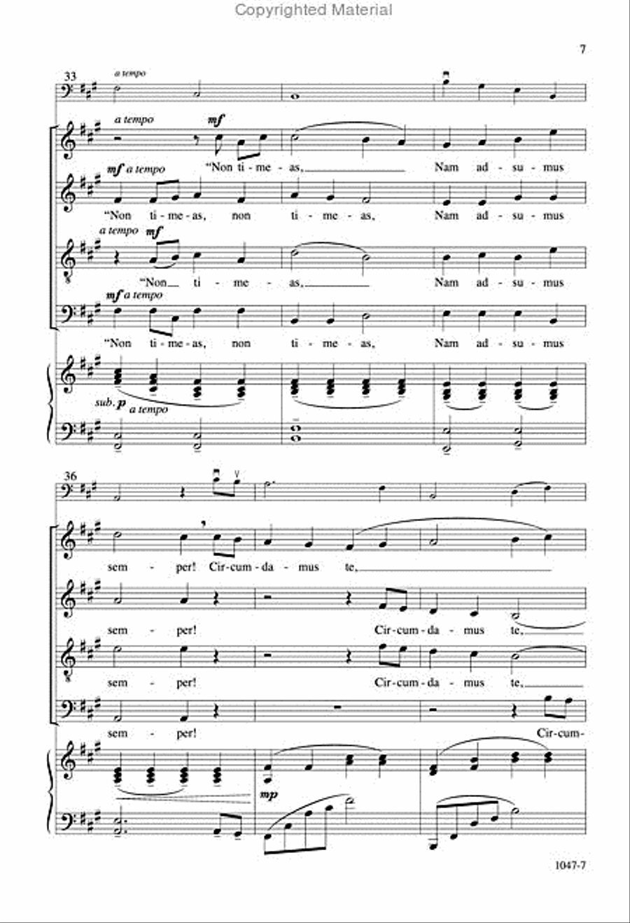 Voces Lucis - SATB Octavo 4-Part scores gallery preview page 6