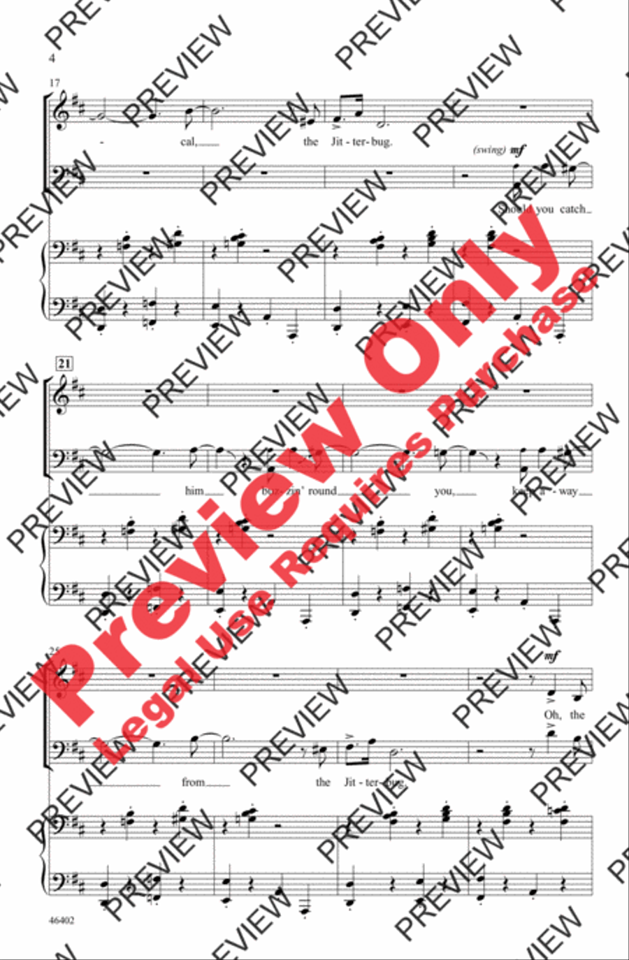 Jitterbug 3-Part scores gallery preview page 4