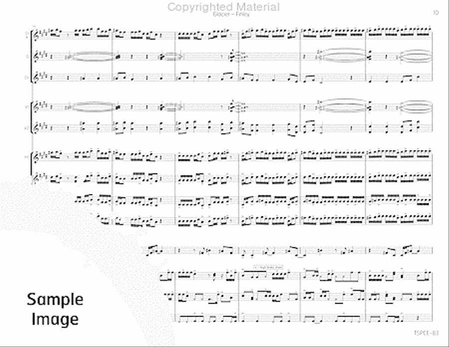 Glacier Glacier Percussion Ensemble scores gallery preview page 14