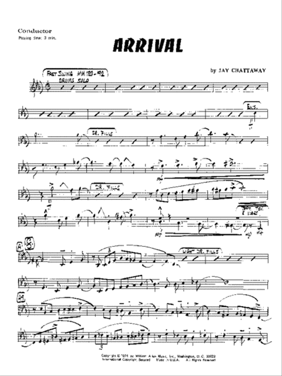 Arrival Arrival Jazz Ensemble scores gallery preview page 2
