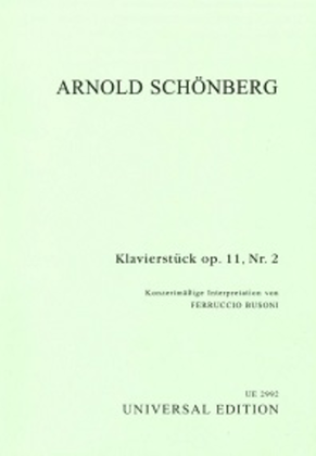 Book cover for Three Piano Pieces, Op. 11 #2