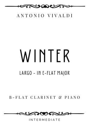 Book cover for Vivaldi - Largo from Winter (The Four Seasons) in E Flat Major - Intermediate