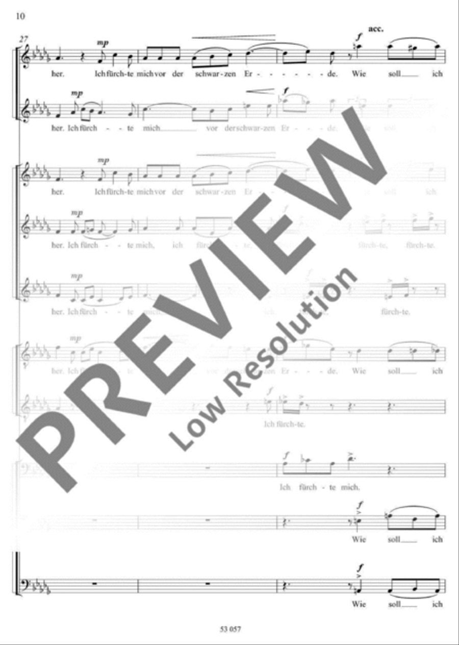 Ich bin so allein Ich bin so allein A Cappella scores gallery preview page 11