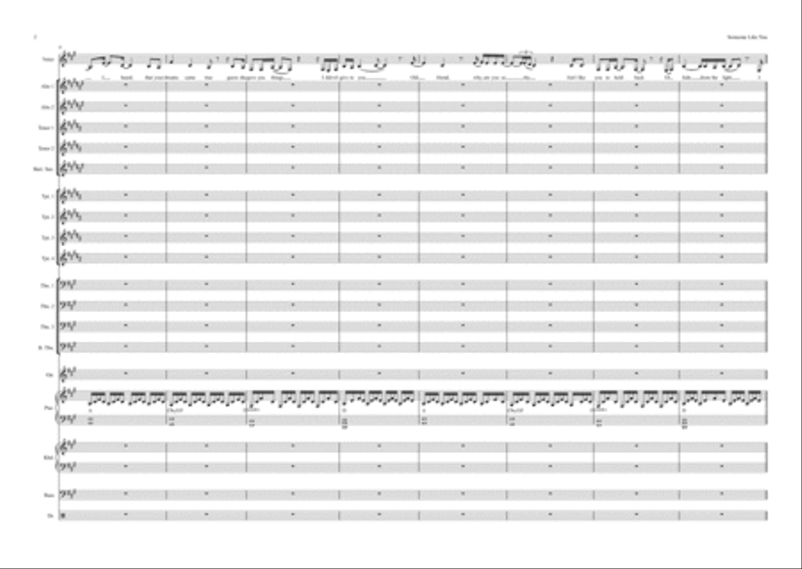 Someone Like You Saxophone scores gallery preview page 2