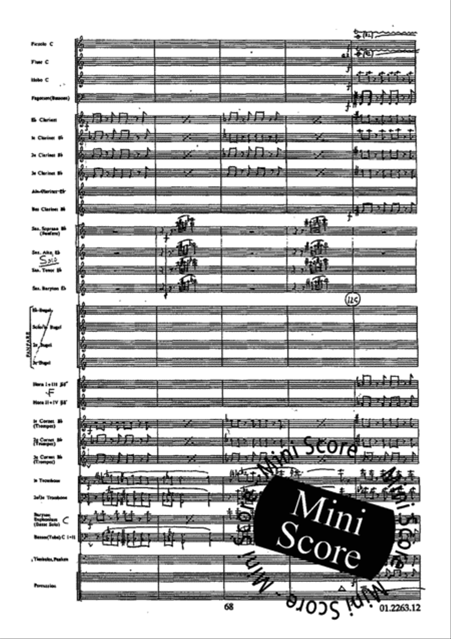 Concerto Grosso Concert Band scores gallery preview page 72