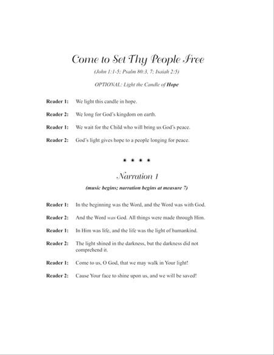 Follow the Star, Follow the King - Instrumental Score and Parts Choir scores gallery preview page 2