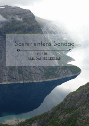 Book cover for Saeterjentens Sondag for Violin & Piano