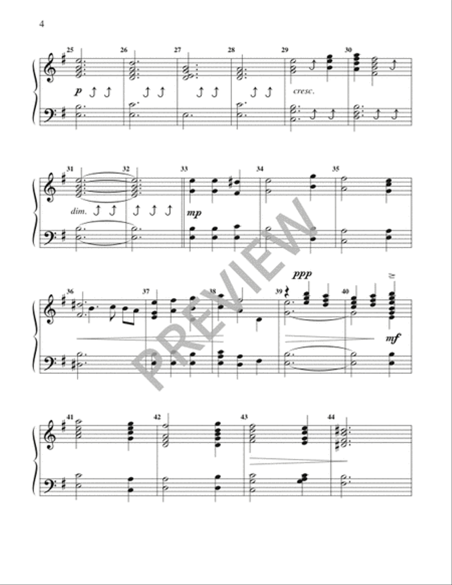 Lullay, Thou Son of Mary, 3 oct. edition - Handbells 3-Octaves scores gallery preview page 5