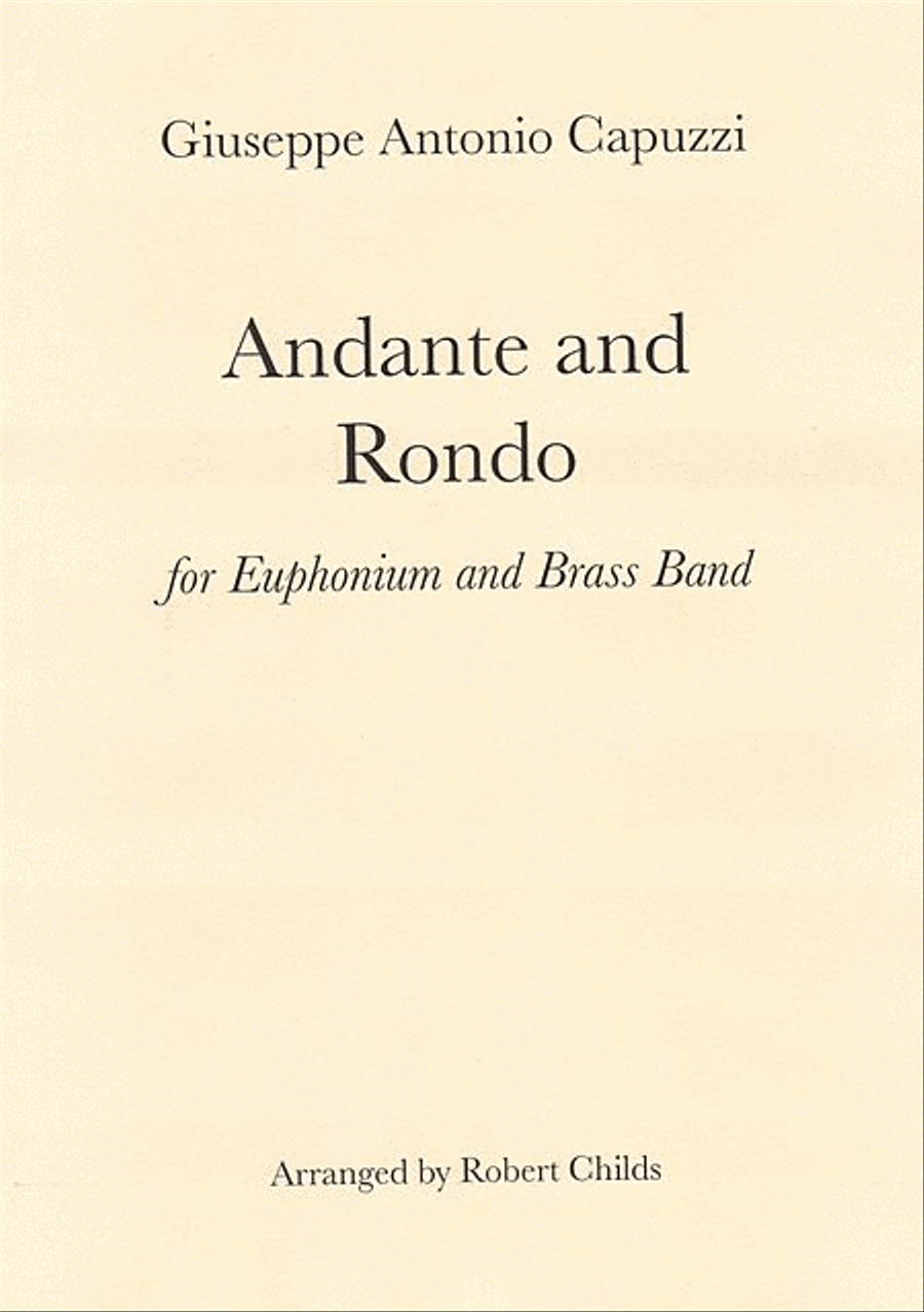 Antonio Capuzzi : Andante and Rondo