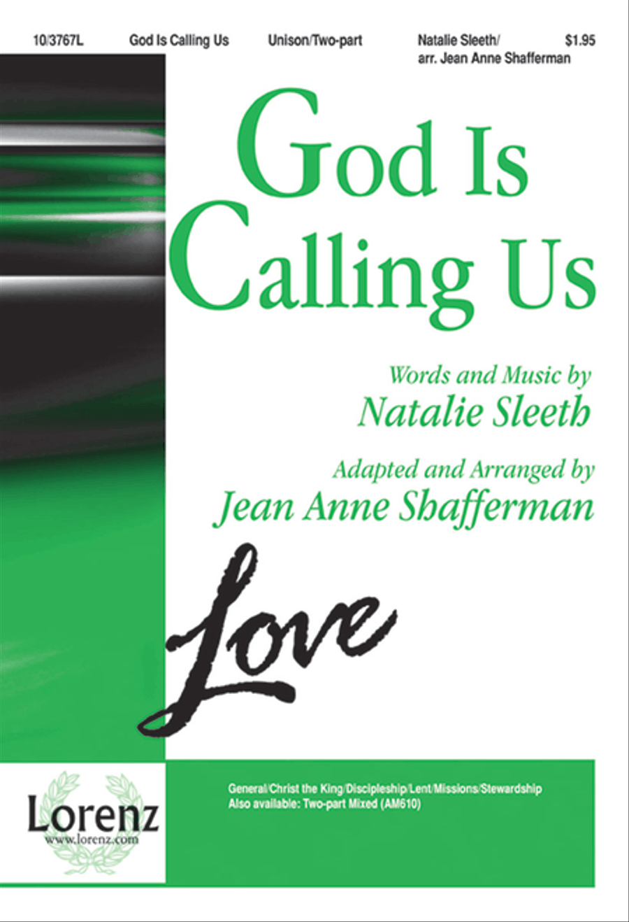 God Is Calling Us Unison Choir scores gallery preview page 1