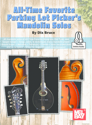 Book cover for All-Time Favorite Parking Lot Picker's Mandolin Solos