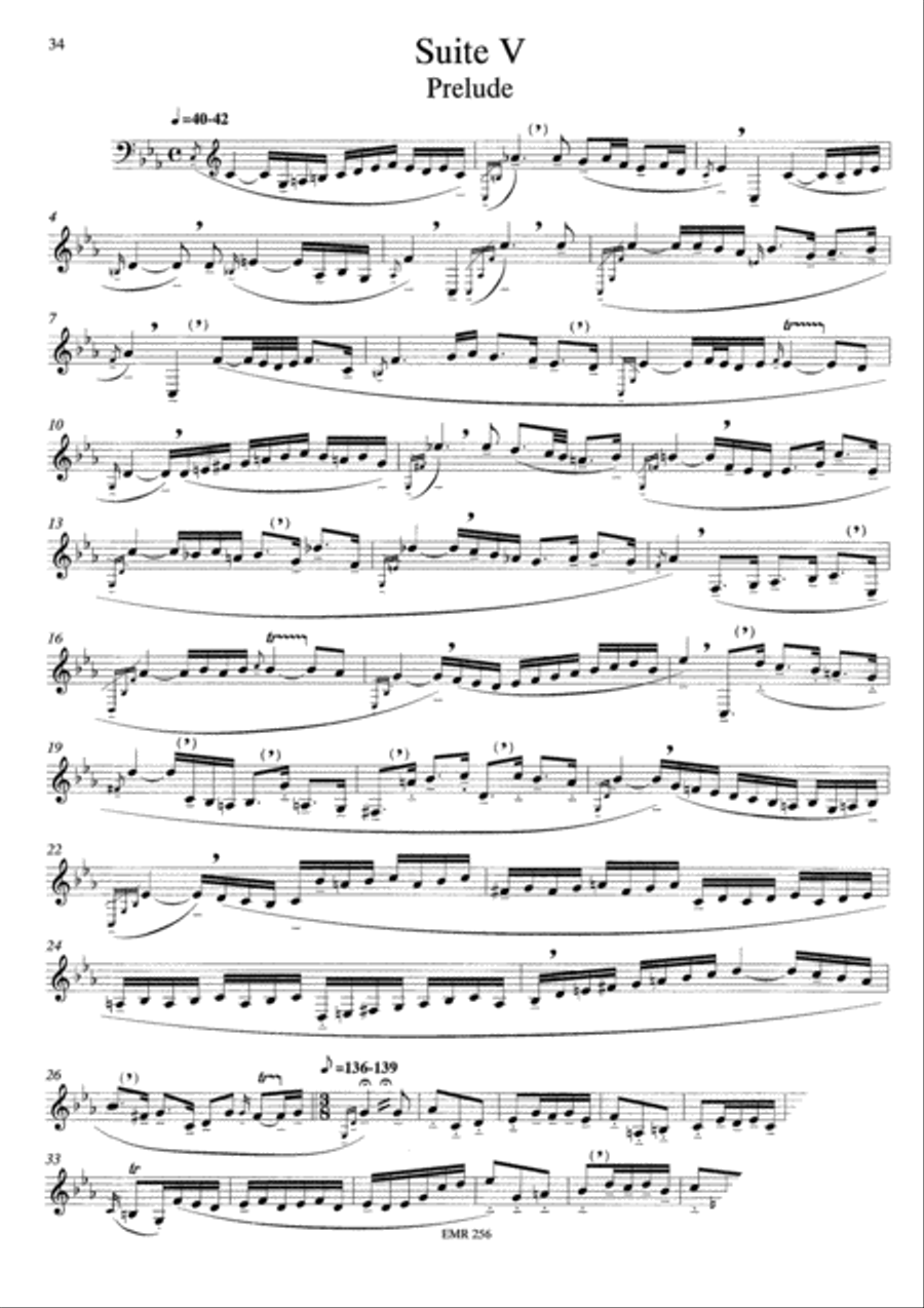 6 Suites Horn Solo scores gallery preview page 12