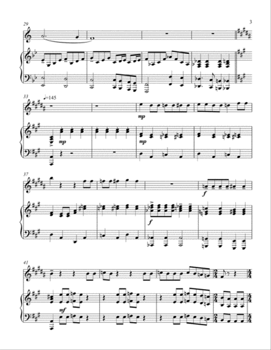 Bohemian Rhapsody Alto Saxophone scores gallery preview page 4