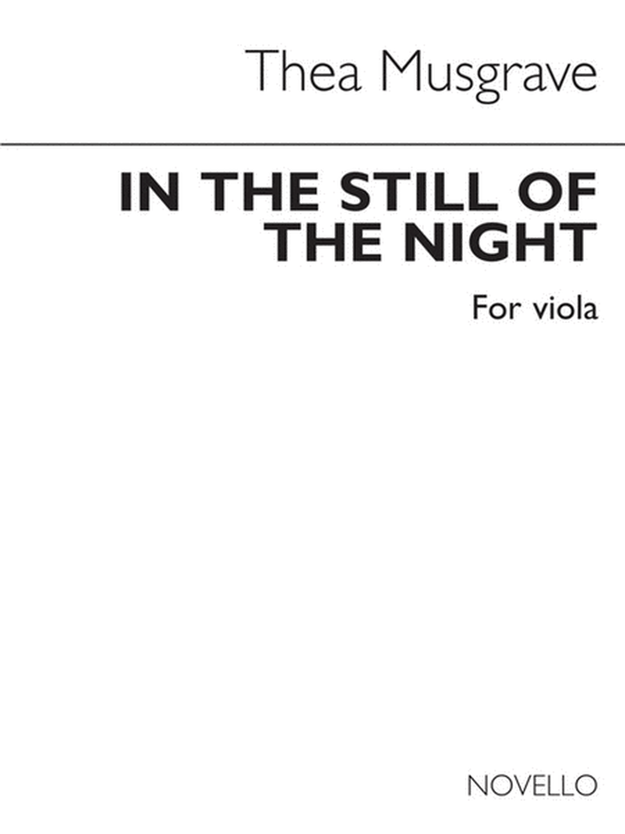 Musgrave: In The Still Of The Night(Viola)