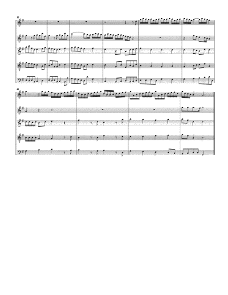 Concerto, Op.5, no.4 (arrangement for 5 recorders)