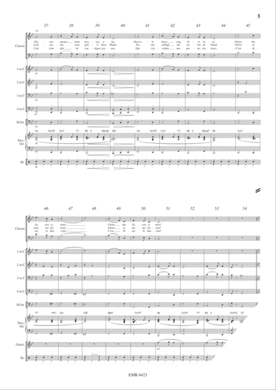 Silent Night Silent Night Concert Band scores gallery preview page 6