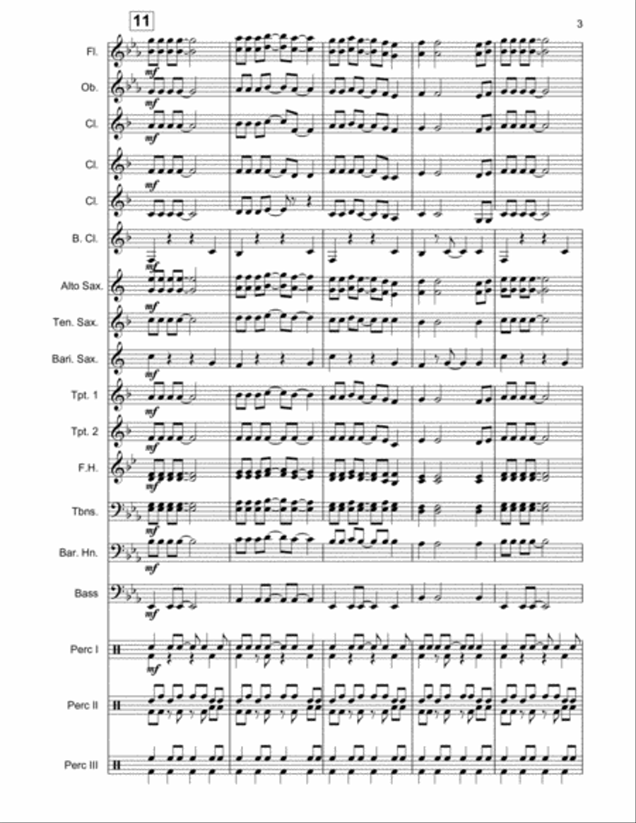 Bahama Mama Concert Band scores gallery preview page 5