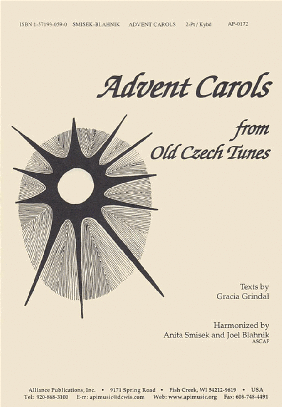 Advent Carols From Old Czech Tunes Choir scores gallery preview page 1