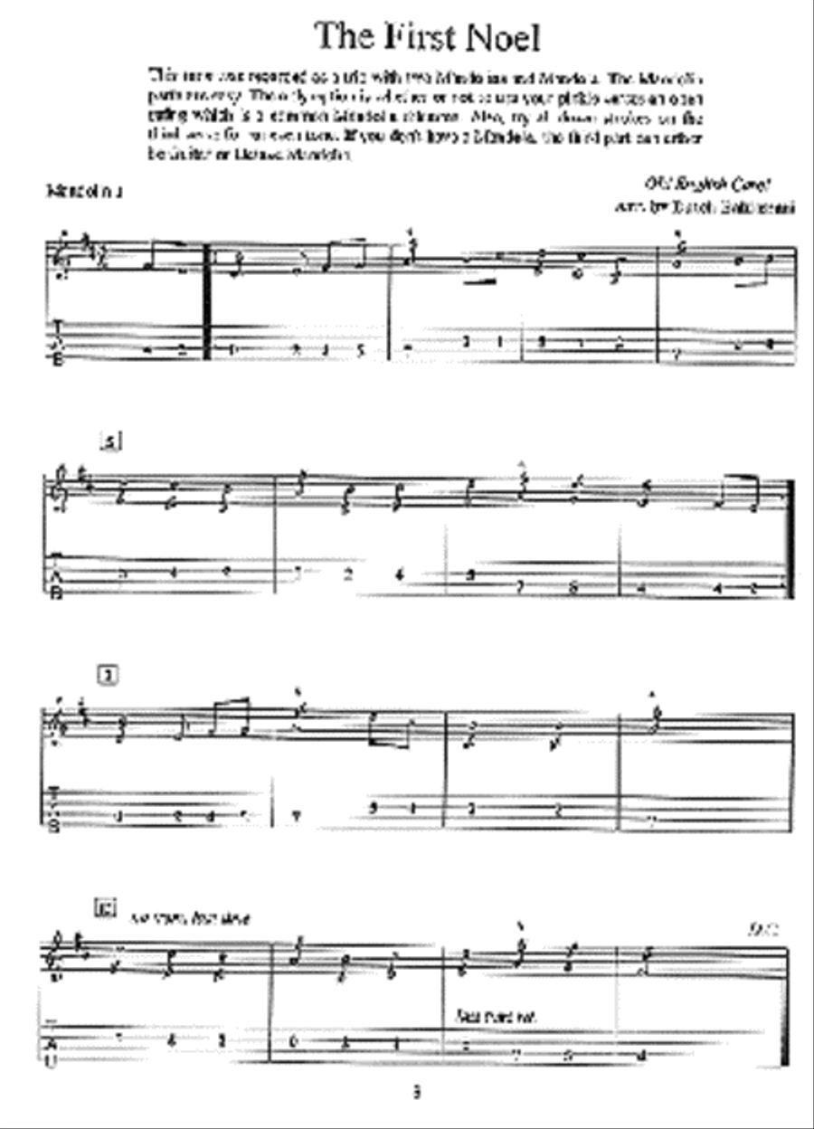 Evergreen - Mandolin Music for Christmas Mandolin scores gallery preview page 2