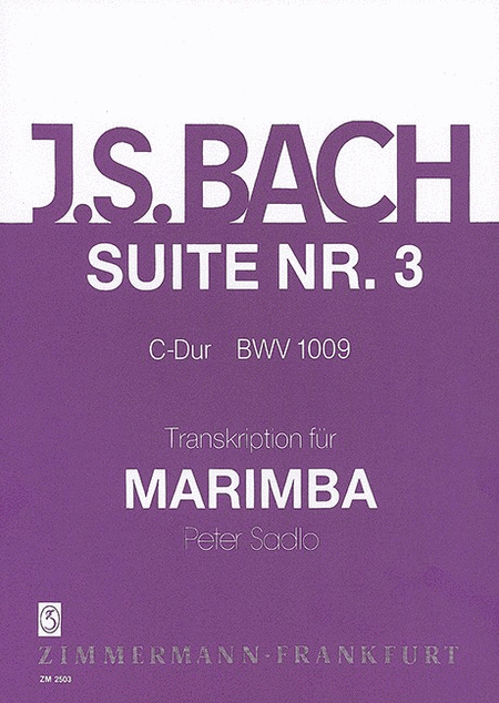Suite III BWV 1009