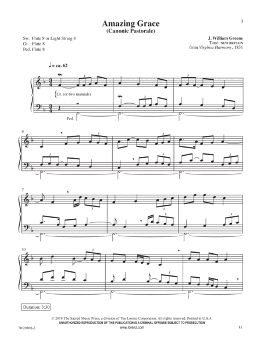 Simply Lent Organ Solo scores gallery preview page 3