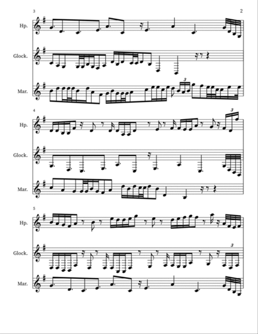 Confection 49 Percussion scores gallery preview page 2