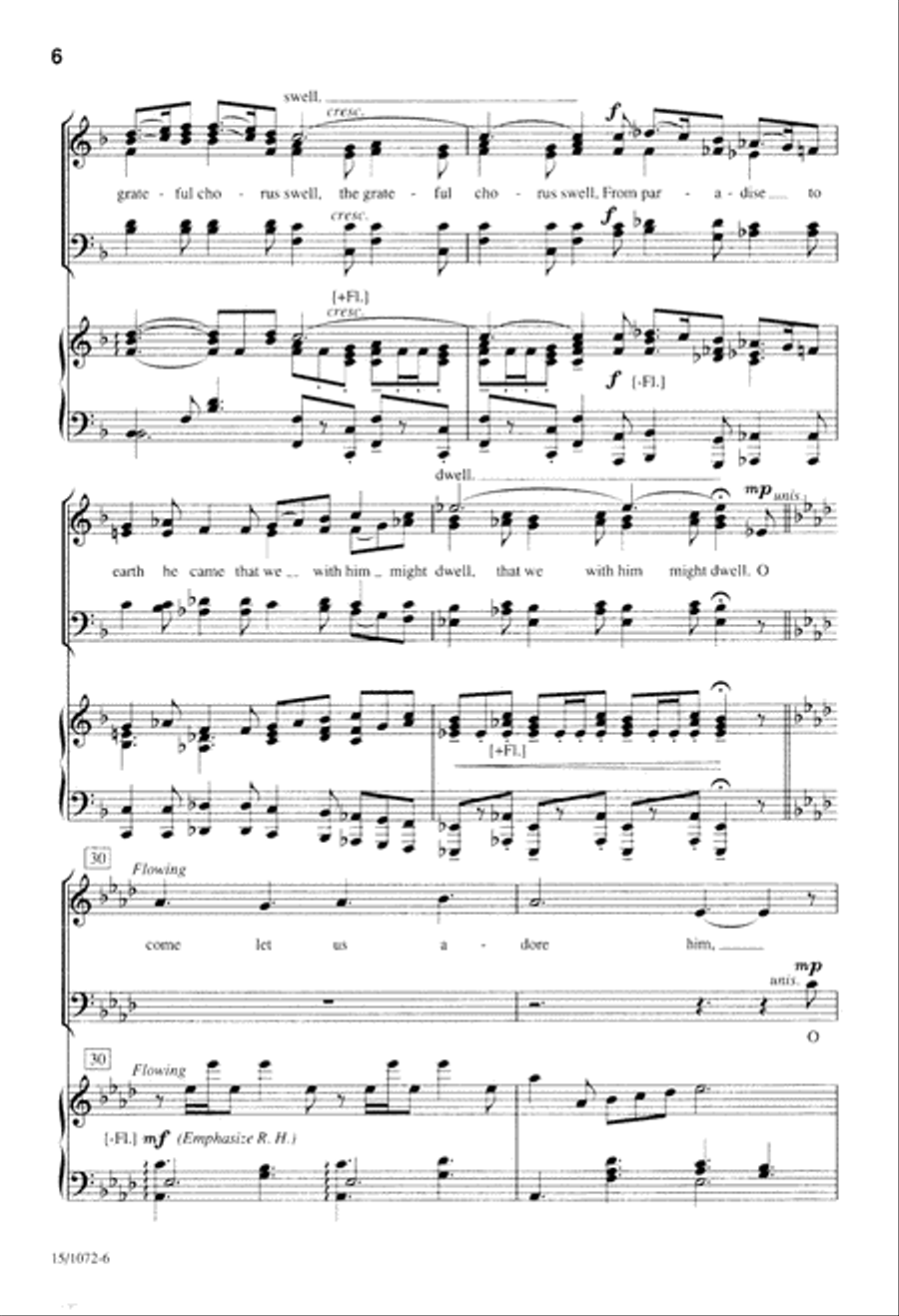 Gesu Bambino 4-Part scores gallery preview page 6