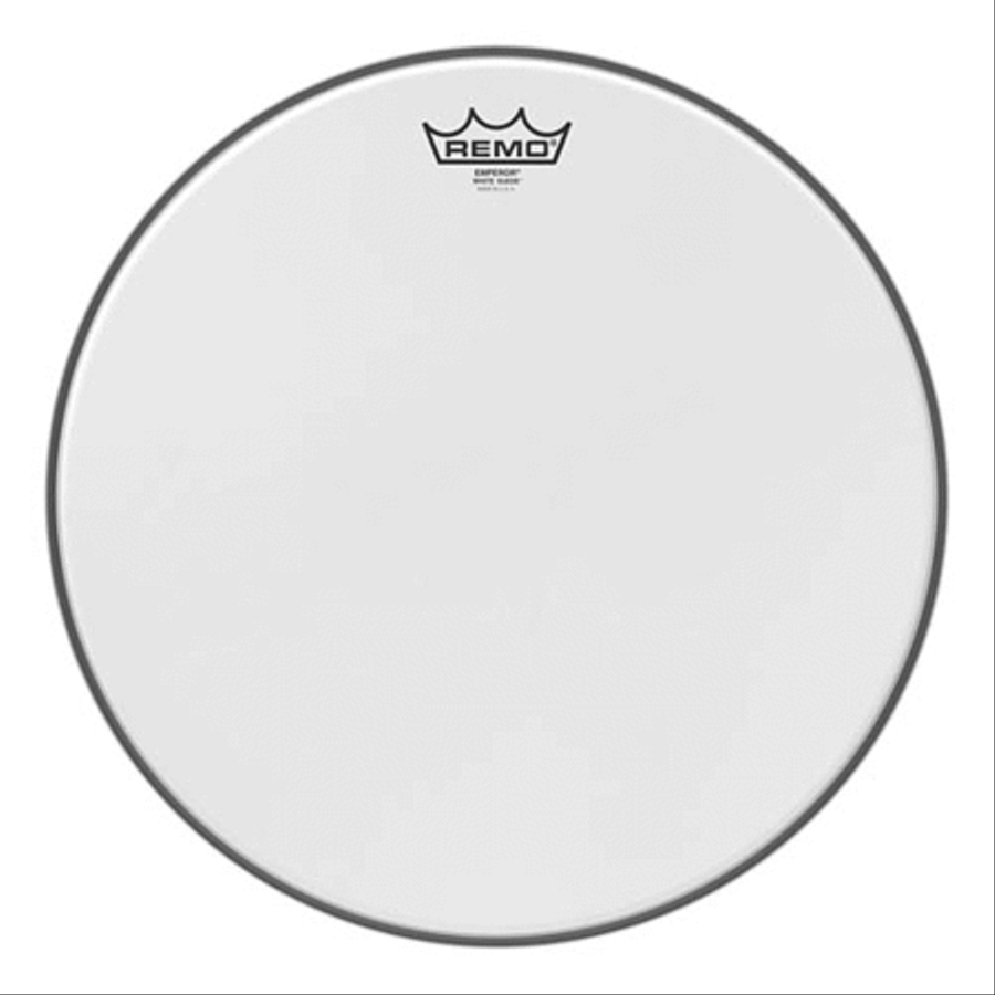 Batter, Emperor, White Suede, 15“ Diameter