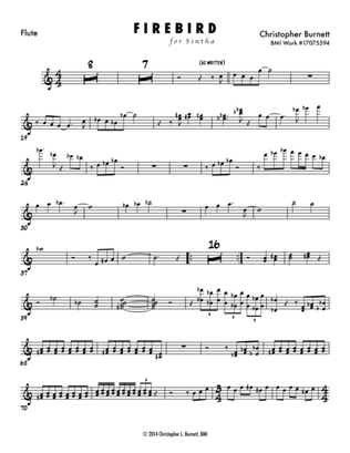 Firebird, BMI Work #17075594 (Flute Parts)
