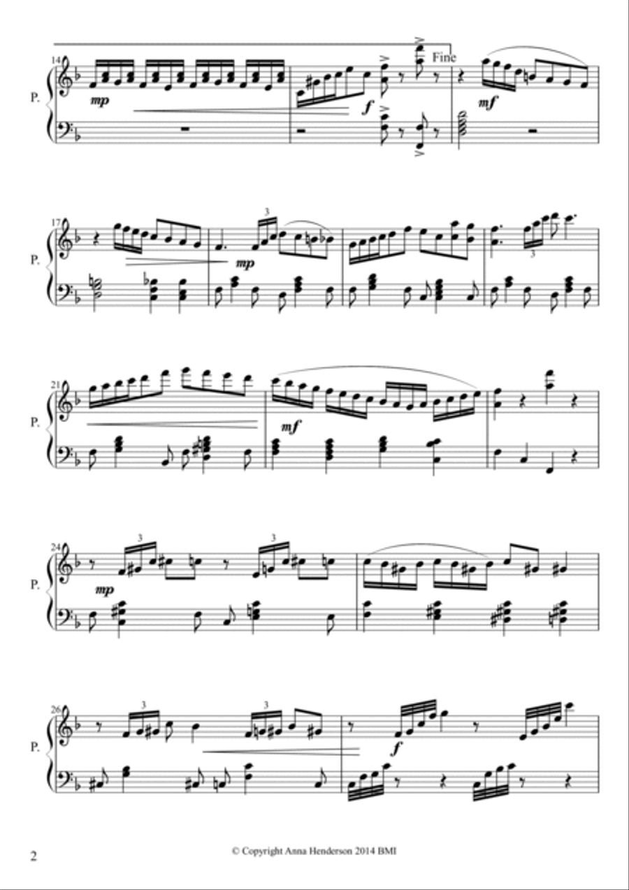 Dancing Leaves Harpsichord scores gallery preview page 2