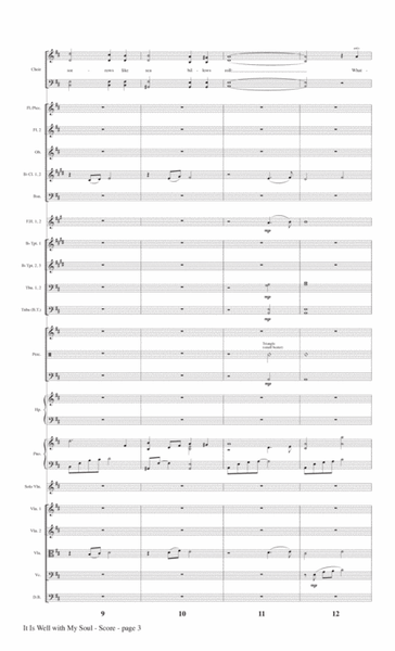 It Is Well with My Soul (arr. Heather Sorenson and Jesse Becker) - Full Score