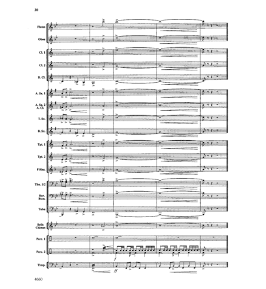 Tribute and Triumph Tribute and Triumph Concert Band scores gallery preview page 19