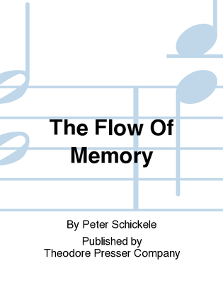 Book cover for The Flow Of Memory