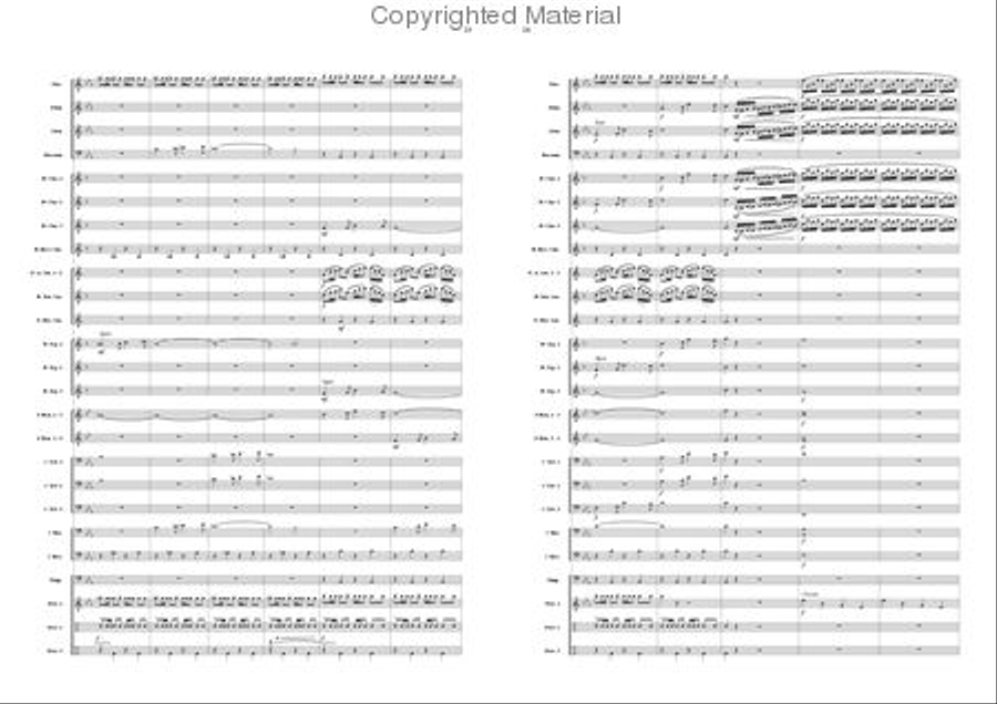 Fanfare for the Sun Concert Band scores gallery preview page 8
