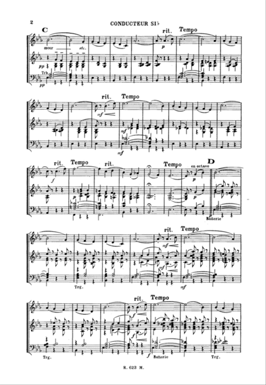 Saltimbanques (Valse) Concert Band scores gallery preview page 3