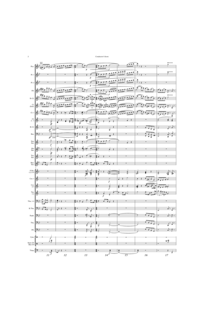 Selections from Mahler’s “Veni Creator Spiritus” for Concert Band (Conductor’s Score) image number null
