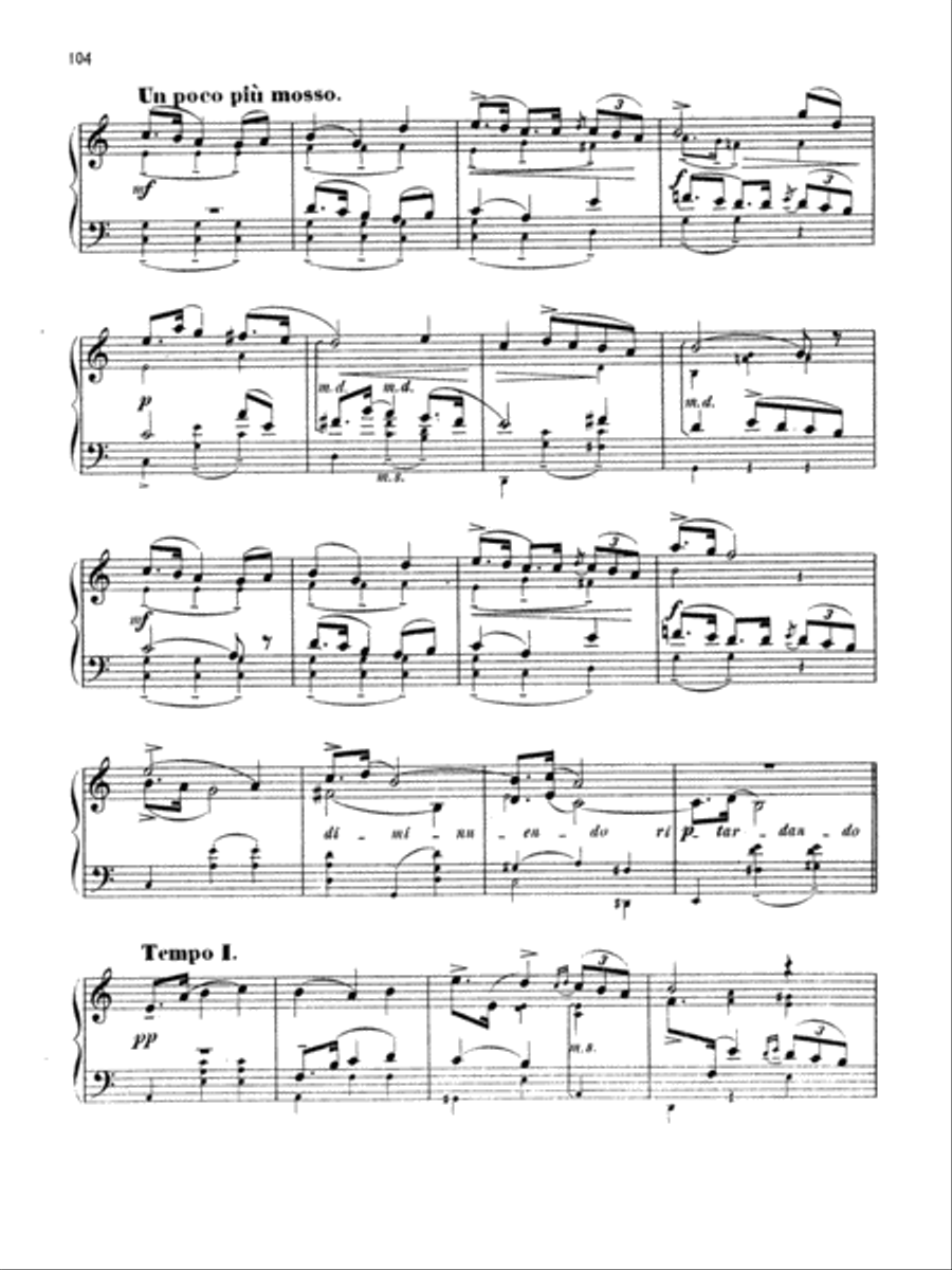 Arensky: Twenty-four Morceau Characteristiques, Op. 36 Piano Solo scores gallery preview page 2