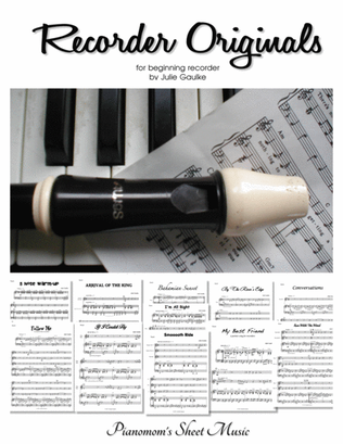 Book cover for Recorder Originals for Beginning Recorders