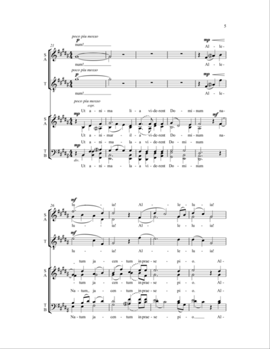 O Magnum Mysterium O Magnum Mysterium 4-Part scores gallery preview page 8