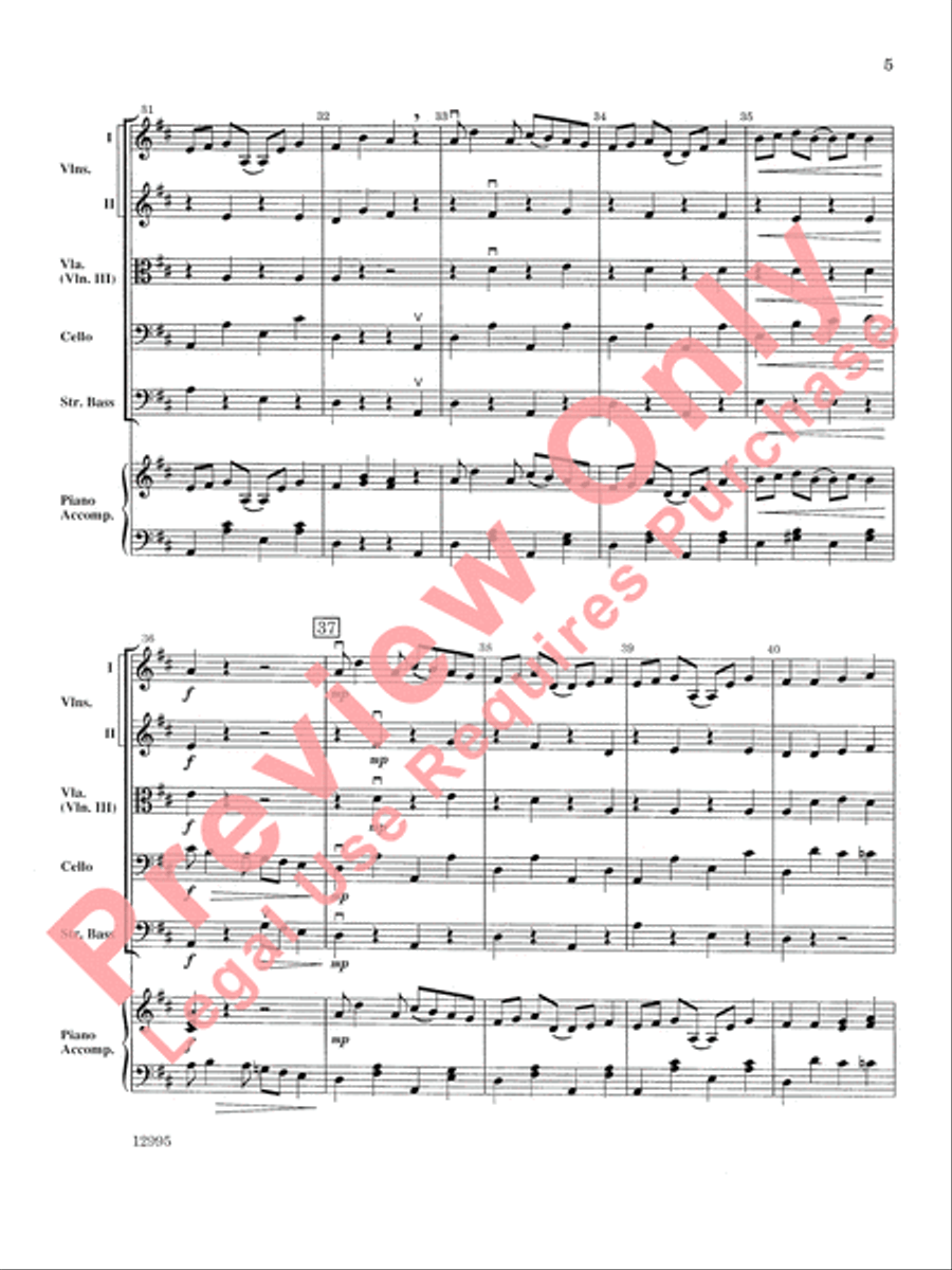 Tangerine Rag String Orchestra scores gallery preview page 6
