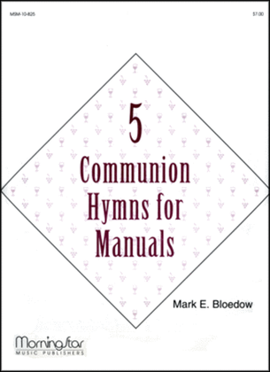 Book cover for Five Communion Hymns for Manuals