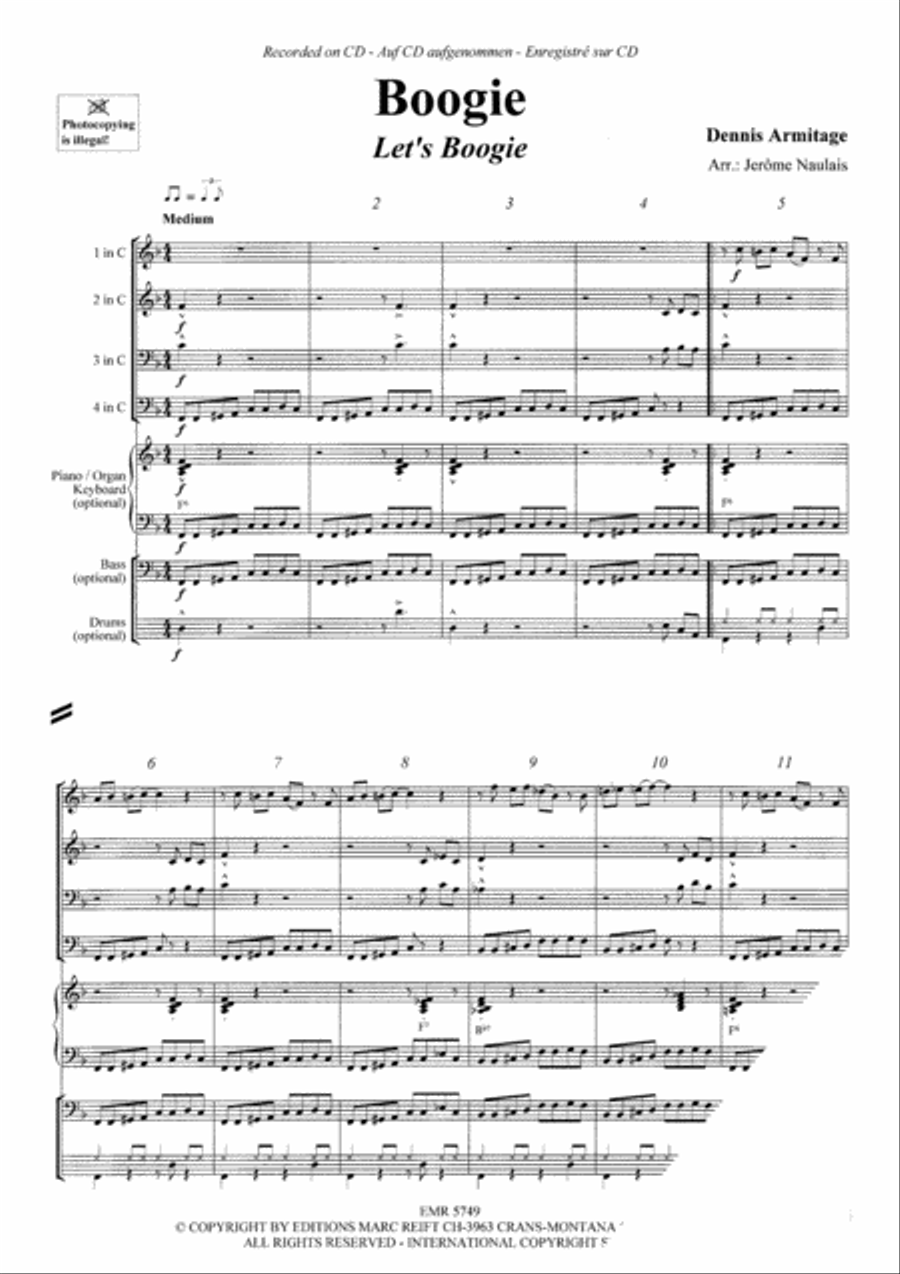 Boogie Concert Band scores gallery preview page 3